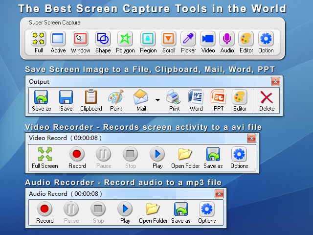 capture screen super software requirements