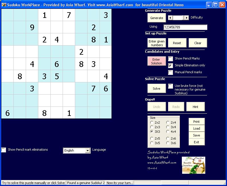 Sudoku WorkPlace