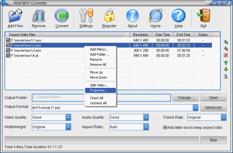 MOV Converter