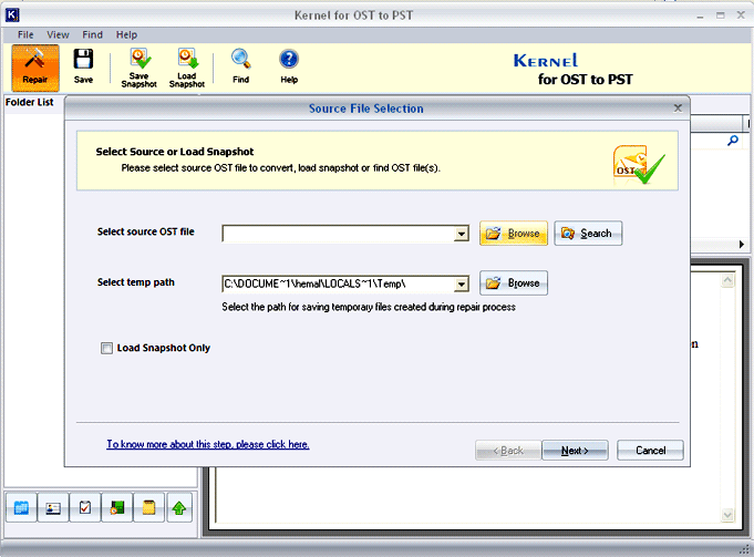 Kernel OST to PST Conversion Software