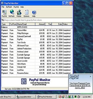 PayPal Monitor