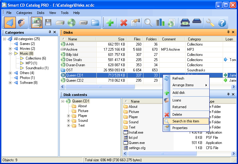 Smart CD Catalog Professional