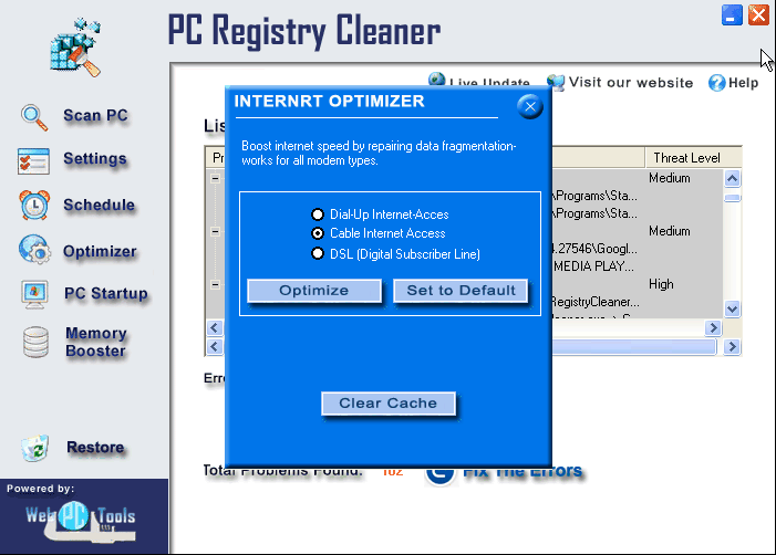 Registry Repair program