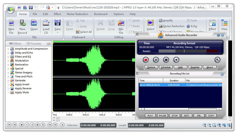 Advanced Audio Recorder 2009