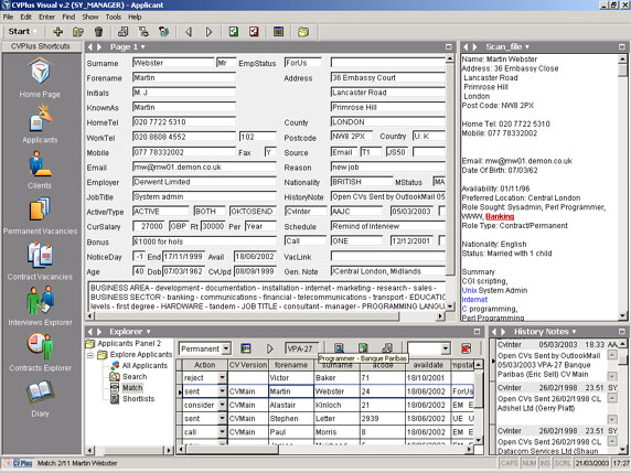 Swiftpro CVPlus Visual Recruitment Software