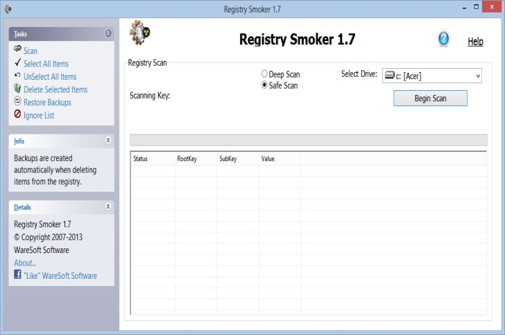 Registry Smoker