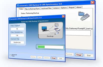 Automatic USB Backup and Synchronize