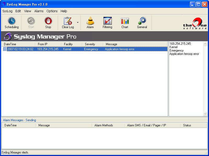 TheOne SysLog Manager Pro