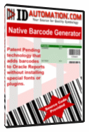 Oracle Reports Native Barcode Generator