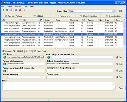 Active Link Exchange