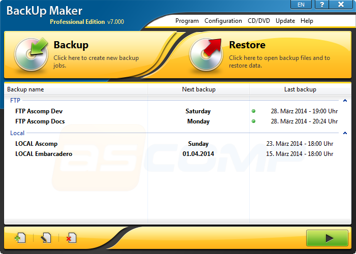 BackUp Maker