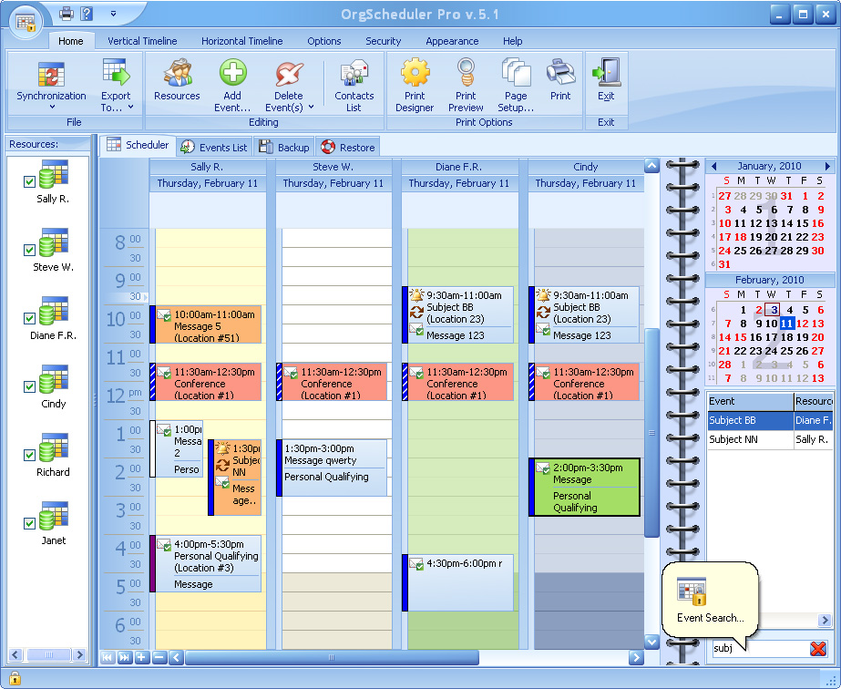 OrgScheduler Pro