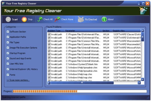 Your Free Registry Cleaner