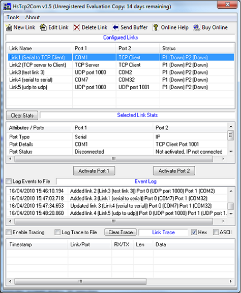 HsTcp2Com