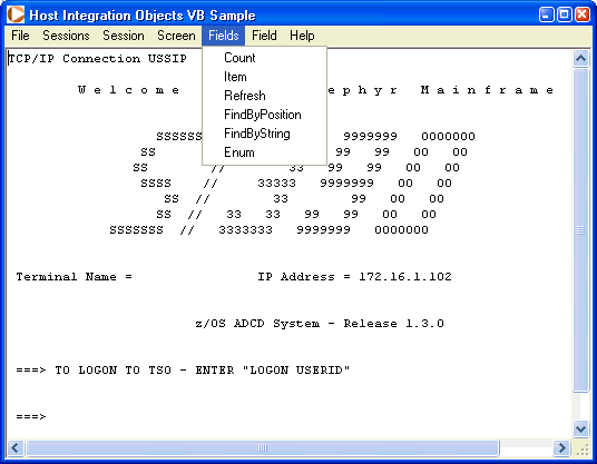 PASSPORT Host Integration Objects