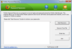 Firefox Password Recovery