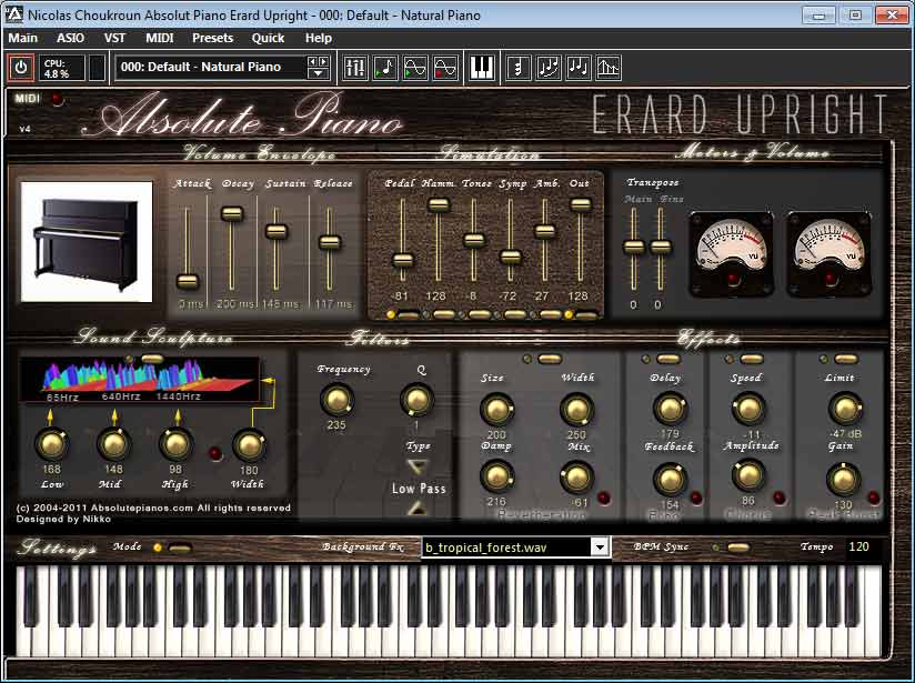 Absolute Erard Virtual Piano