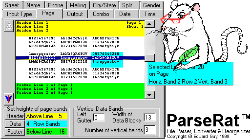 ParseRat File Parser Converter Restructurer