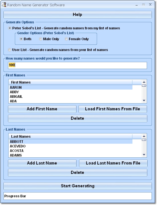 Random Name Generator Software