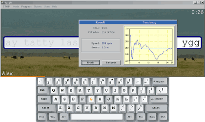 Stamina Typing Tutor