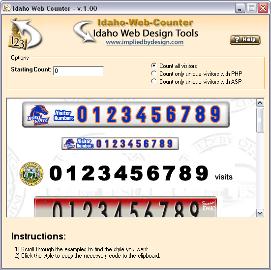 Idaho-Web-Counter