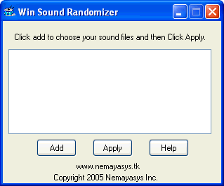 Win Sound Randomizer