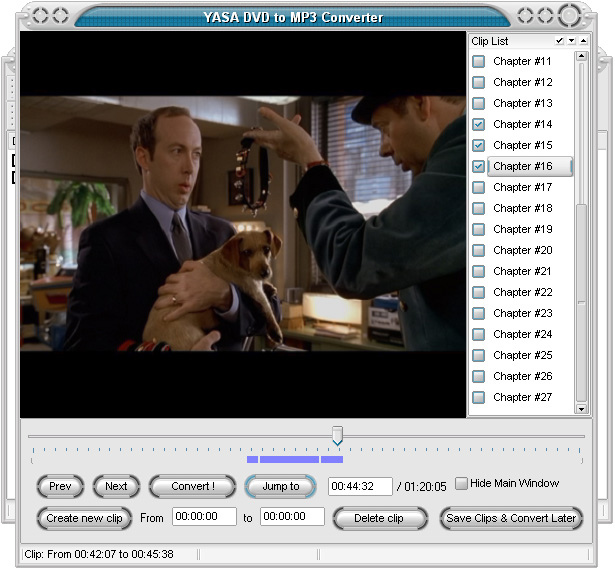 YASA DVD to MP3 Converter