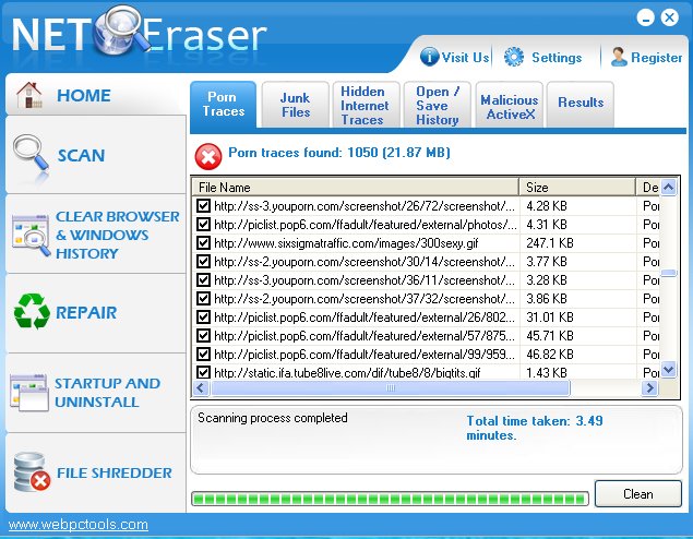 Internet Eraser Software