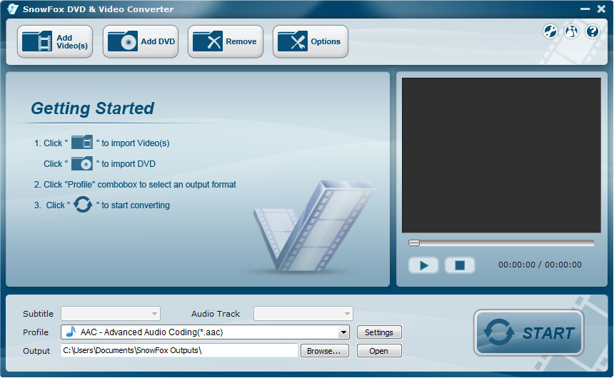 SnowFox DVD & Video Converter