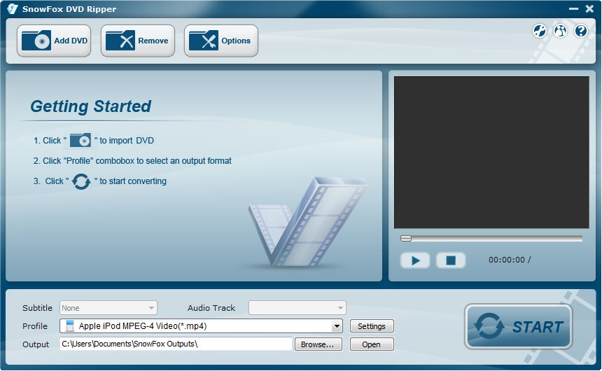 SnowFox DVD Ripper