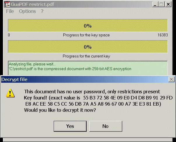 Guaranteed PDF Decrypter (GuaPDF)