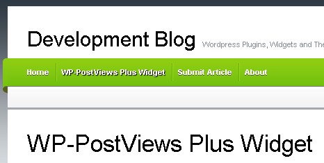 WP-PostViews Plus widget