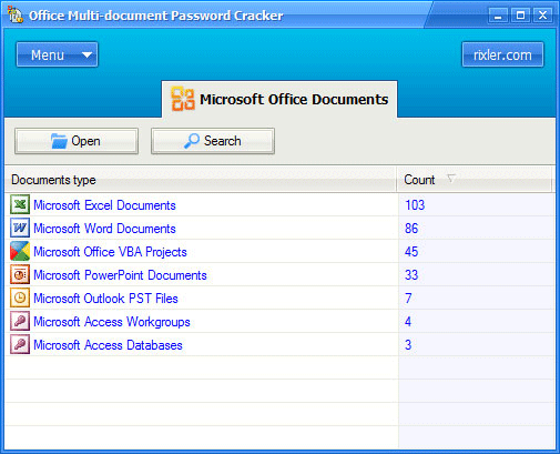 Office Multi-document Password Cracker