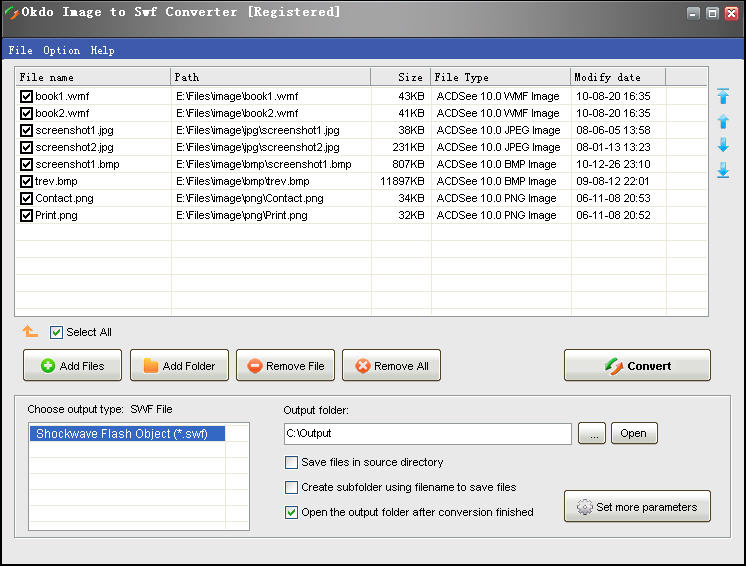 Okdo Image to Swf Converter