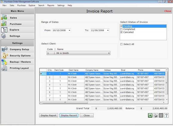 Purchase Order