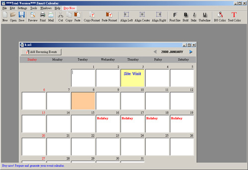 Smart Calendar Software