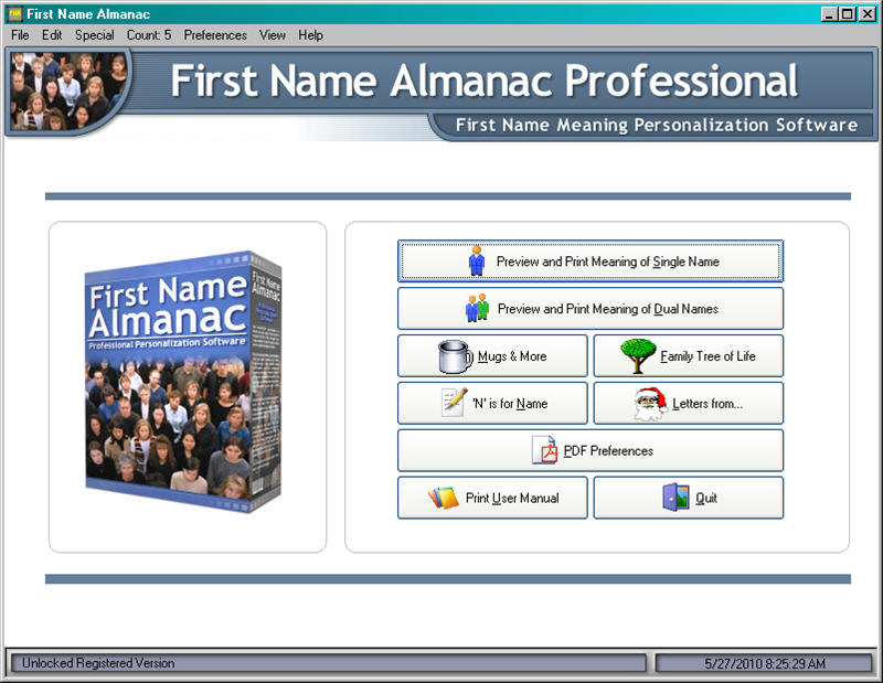 First Name Almanac