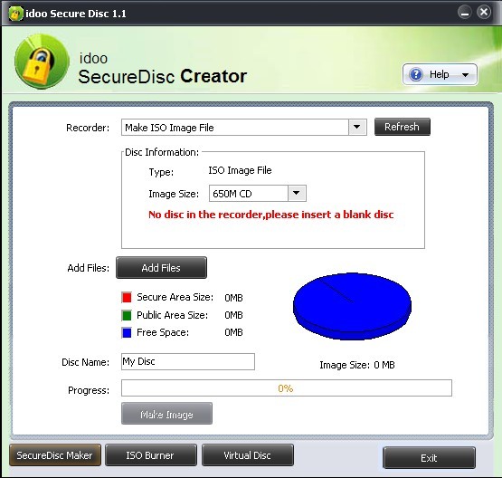 idoo Secure Disc Creator