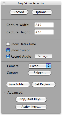 Easy Video Recorder for Mac