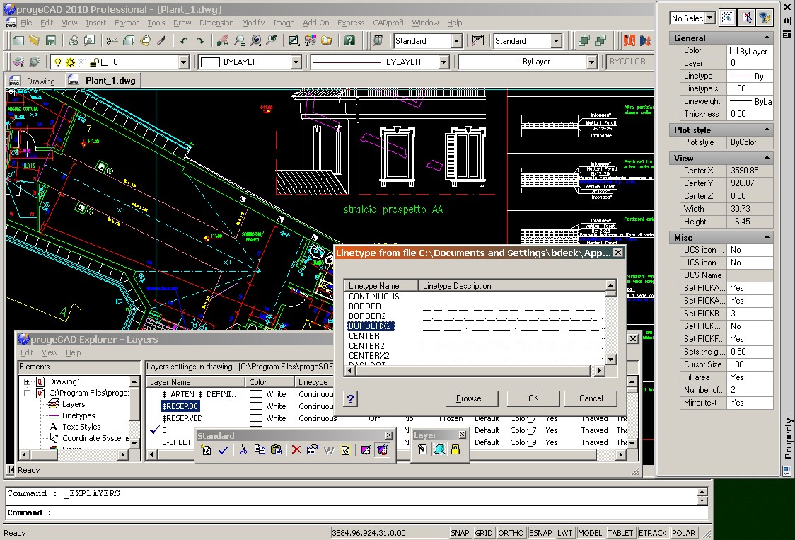 progeCAD Professional 2010 DWG CAD