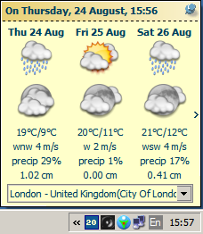 Tray Weather Forecast