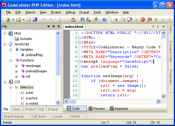 CodeLobster PHP Edition