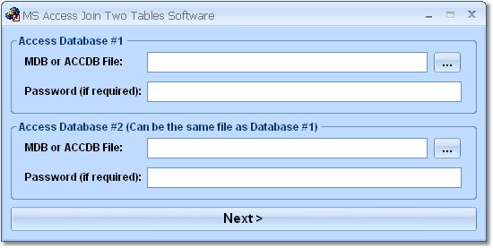 MS Access Join Two Tables Software