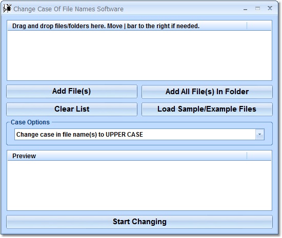 Change Case of File Names Software