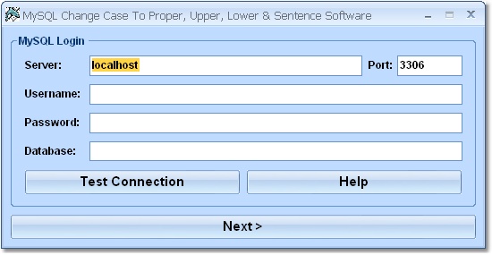 MySQL Change Case to Proper, Upper, Lower & Sentence Software