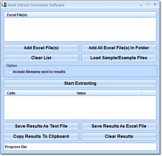 Excel Extract Comments Software