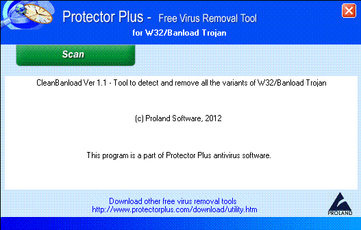 W32/Banload Trojan Removal Tool.