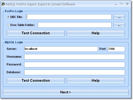 MySQL FoxPro Import, Export & Convert Software