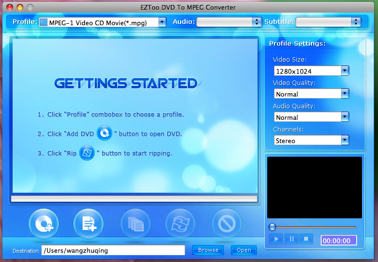 DVD To MPEG Converter for MAC(intel)