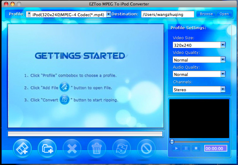 Eztoo MPEG To iPod Converter for MAC